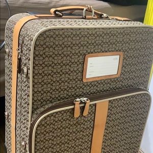 Coach Jacquard 22” Carry On Suitcase Luggage